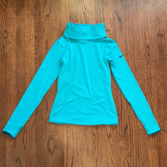 Nike Dri-Fit Fitted Turtleneck Top - Picture 2 of 5